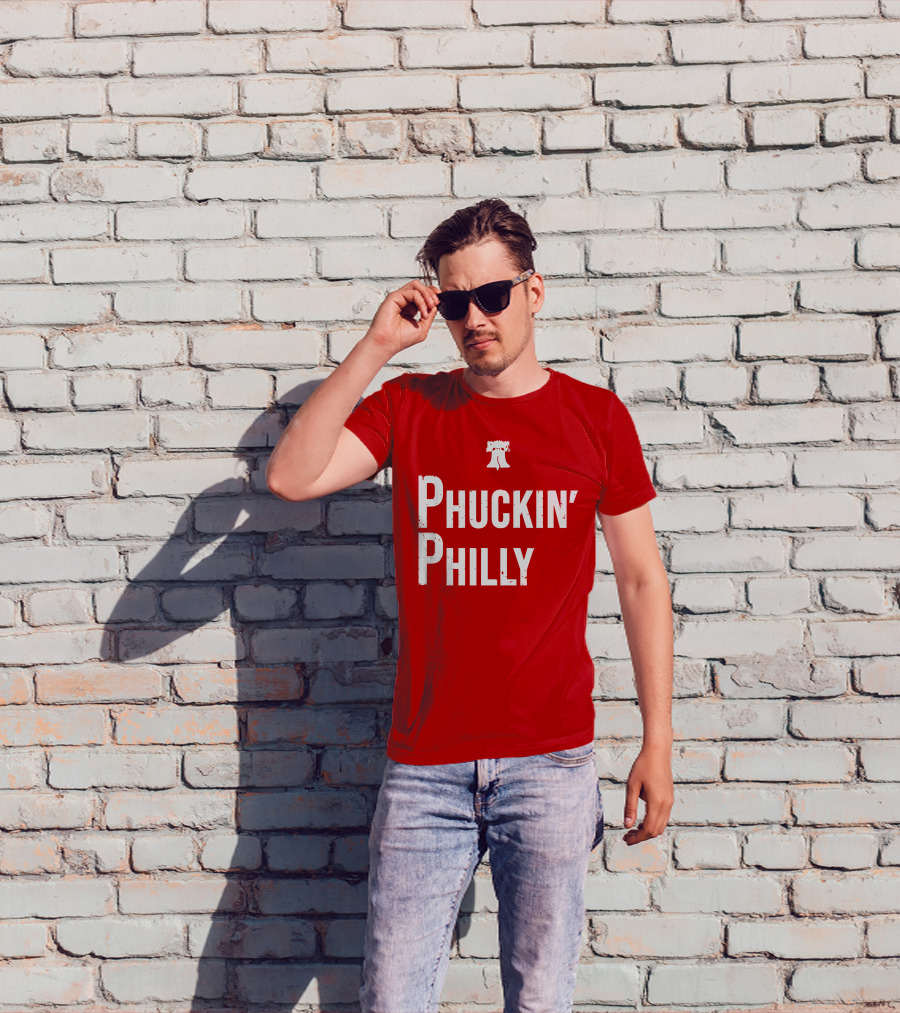 Phuckin Philly Liberty Bell Red T-Shirt