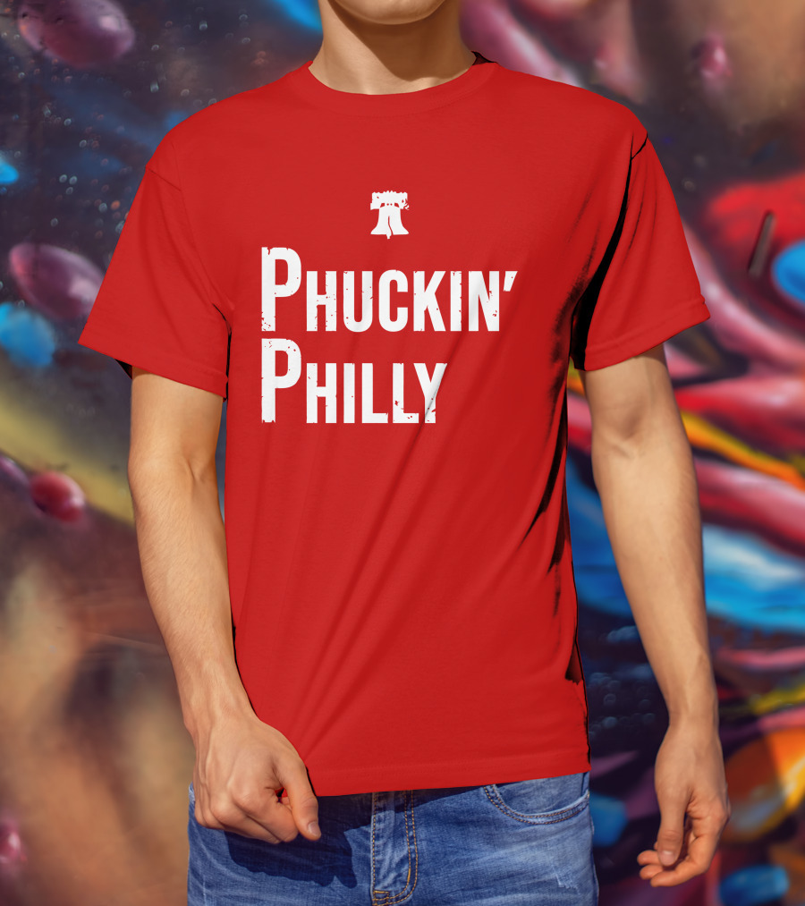 Phuckin Philly Liberty Bell Red T-Shirt