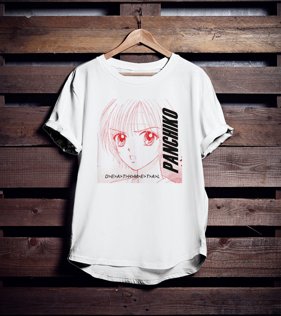 PANCHIKO D>E>A>T>H>M>E>T>A>L Anime T-Shirt