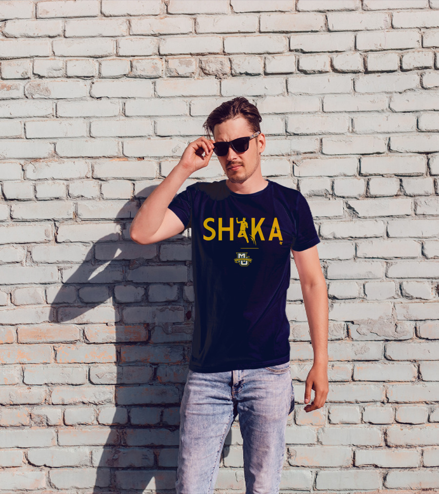 Marquette Basketball Shaka MU T-Shirt