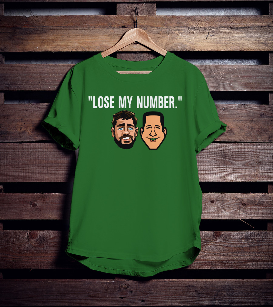 Lose My Number Aaron Rodgers Adam Schefter T-Shirt