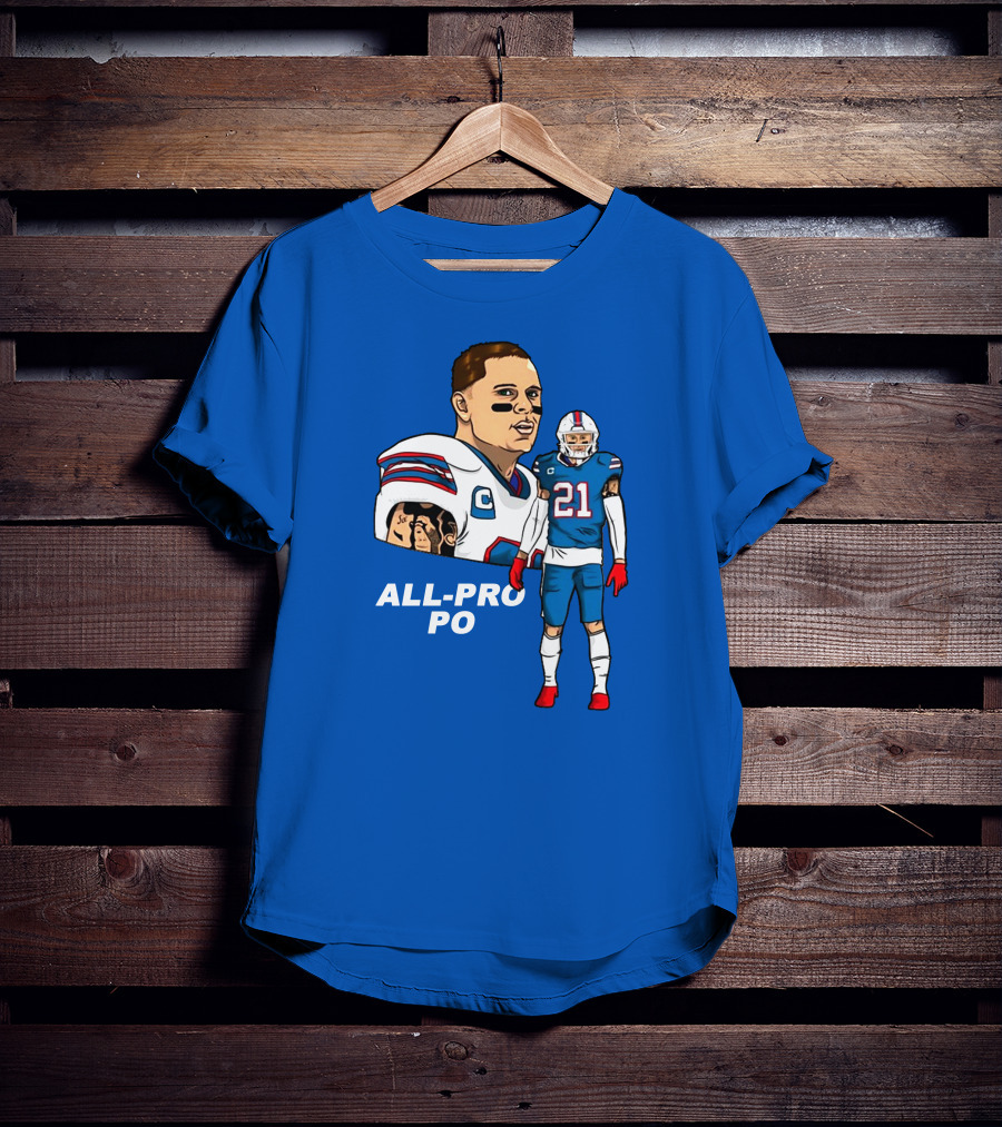 Jordan Poyer All-Pro Po Football T-Shirt