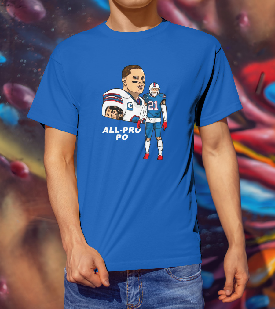 Jordan Poyer All-Pro Po Football T-Shirt