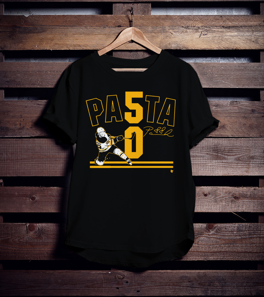 PASTA 50 Pastrnak Hockey Player 88 T-Shirt