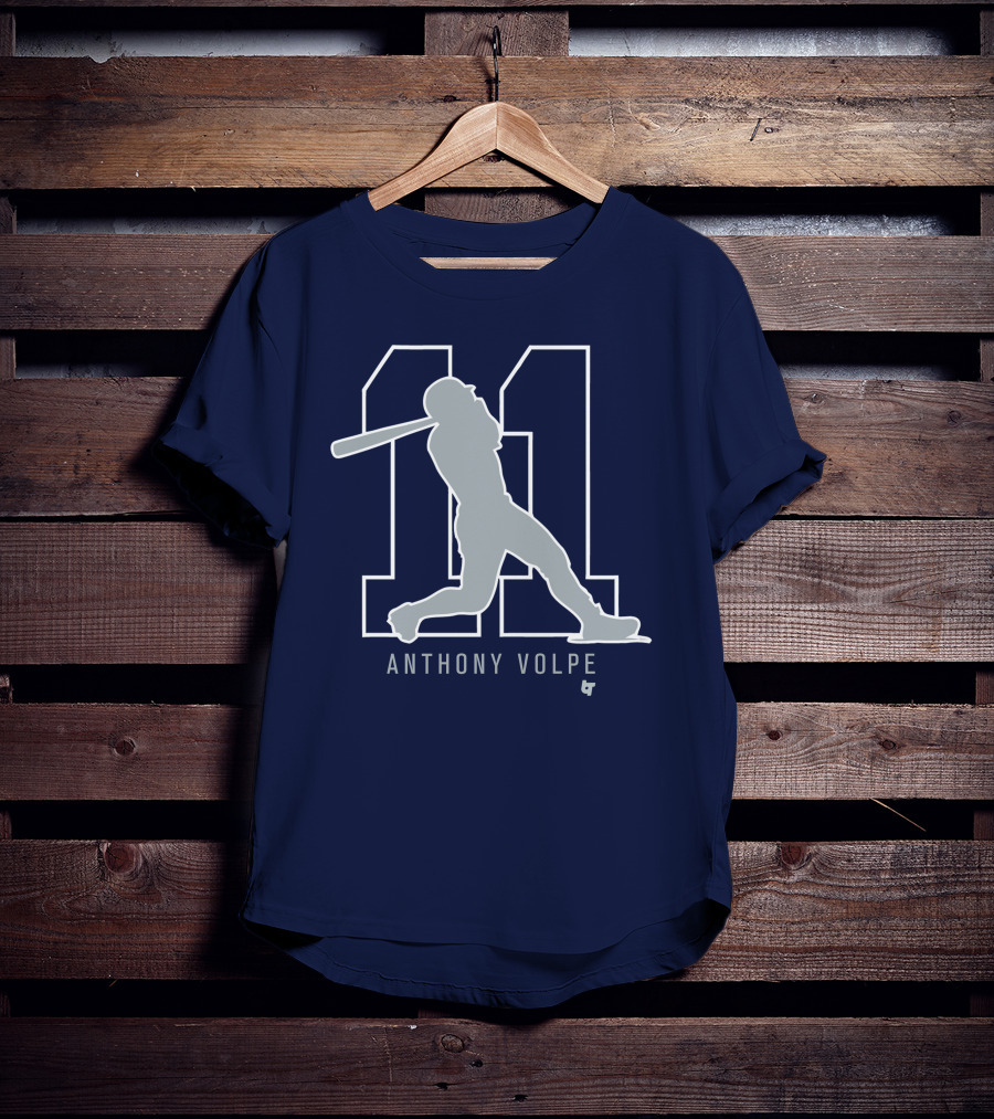 Anthony Volpe 11 New York Baseball T-Shirt