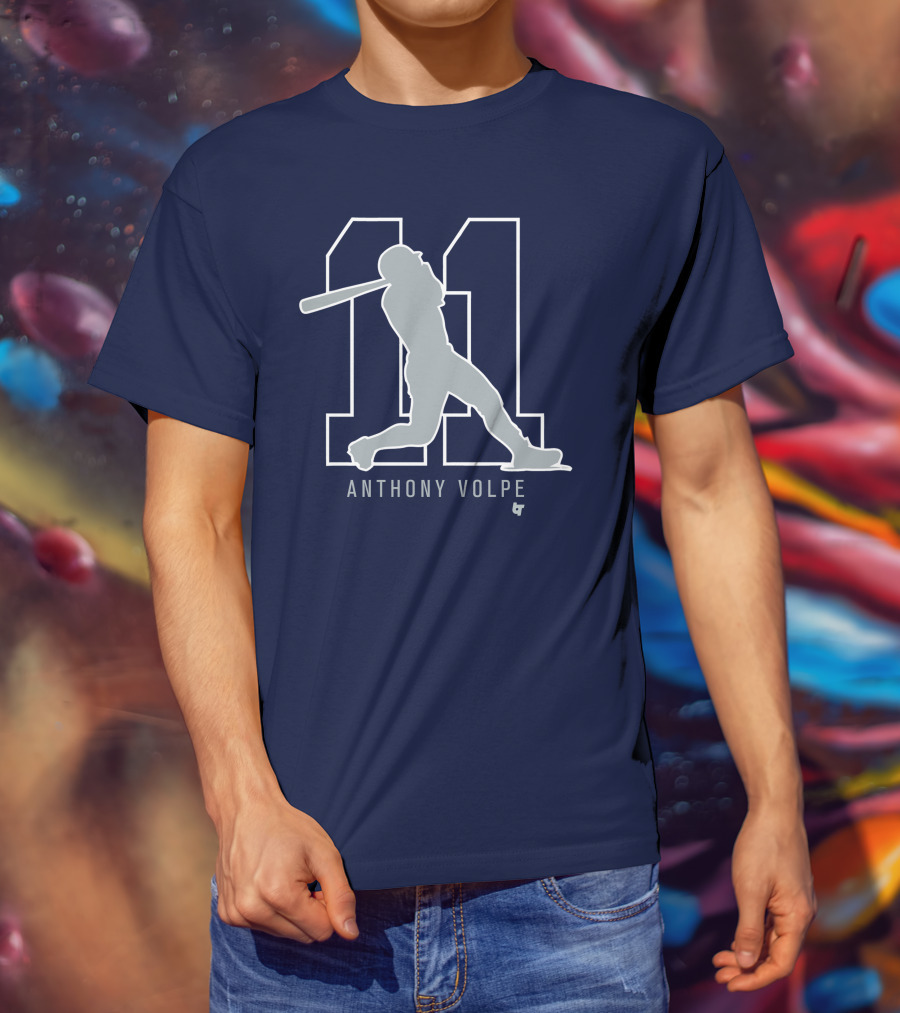 Anthony Volpe 11 New York Baseball T-Shirt
