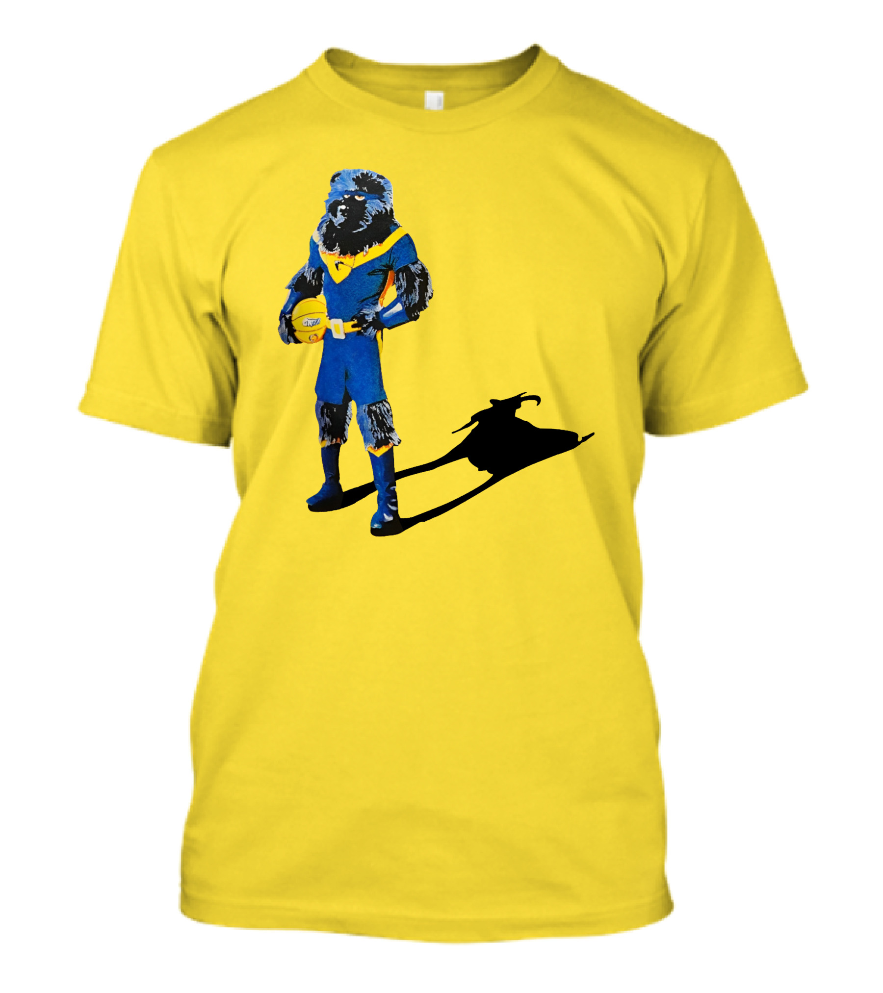 Memphis Grizzlies Basketball GOAT With Superhero Bear And Goat Shadow T-Shirt