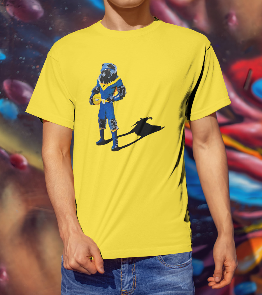 Memphis Grizzlies Basketball GOAT With Superhero Bear And Goat Shadow T-Shirt