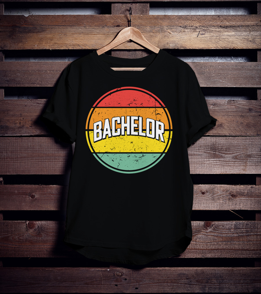 Bachelor Retro Sunset Circle T-Shirt