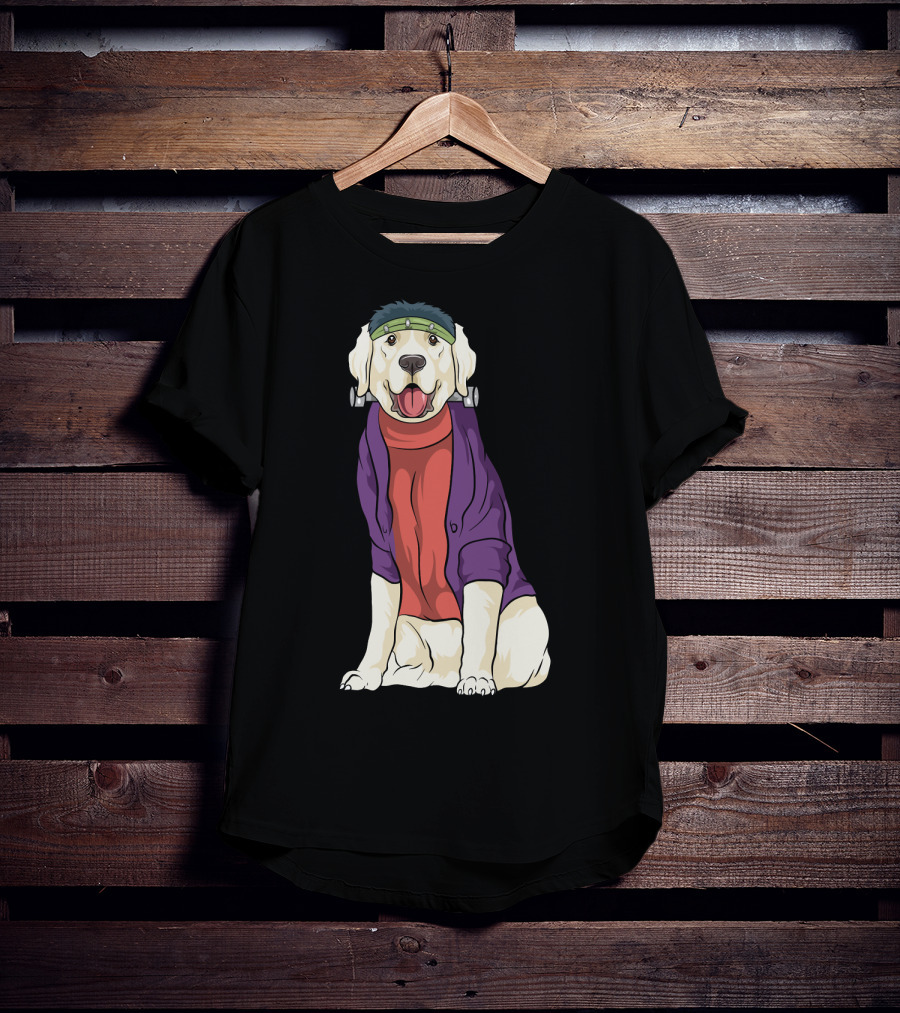 Golden Retriever Frankenstein Costume Halloween Dog T-Shirt