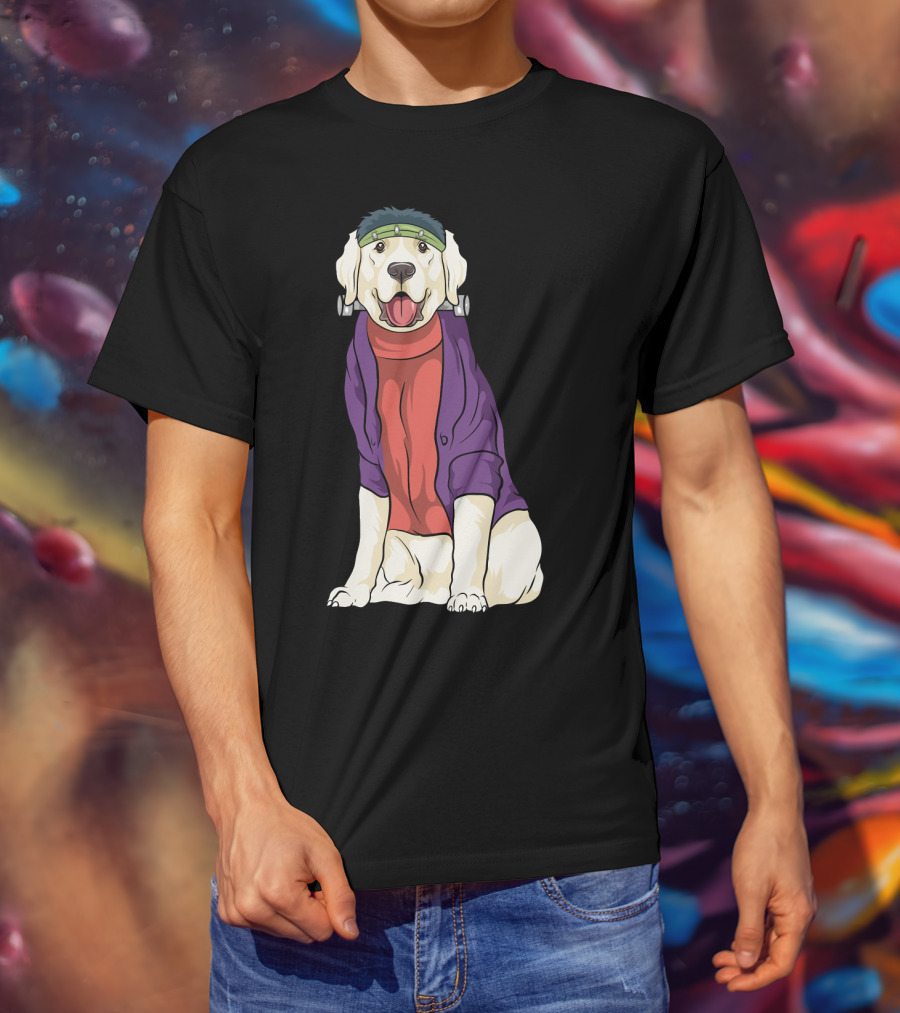 Golden Retriever Frankenstein Costume Halloween Dog T-Shirt