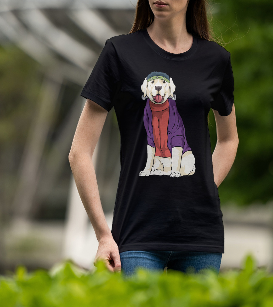 Golden Retriever Frankenstein Costume Halloween Dog T-Shirt