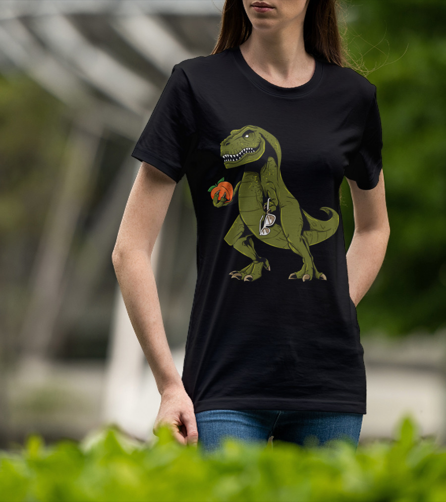 State Of Georgia Dinosaur Holding Peach Funny Sweet Georgia Peach T-Shirt