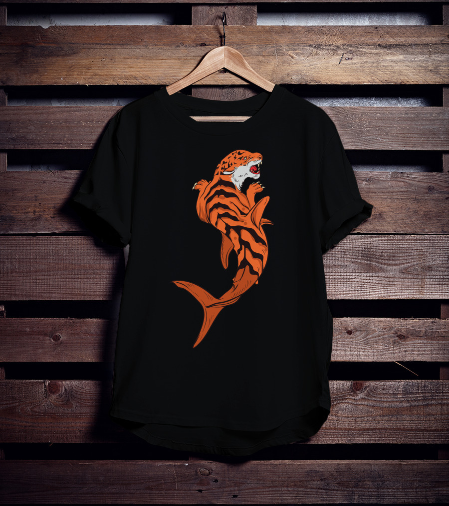 Tiger Shark Jawsome Tigershark Marine Biology Pun T-Shirt