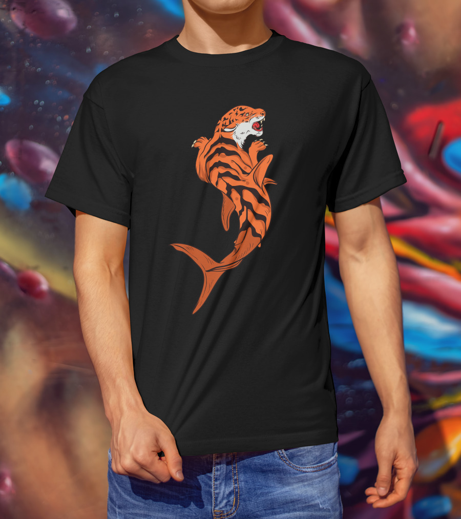Tiger Shark Jawsome Tigershark Marine Biology Pun T-Shirt