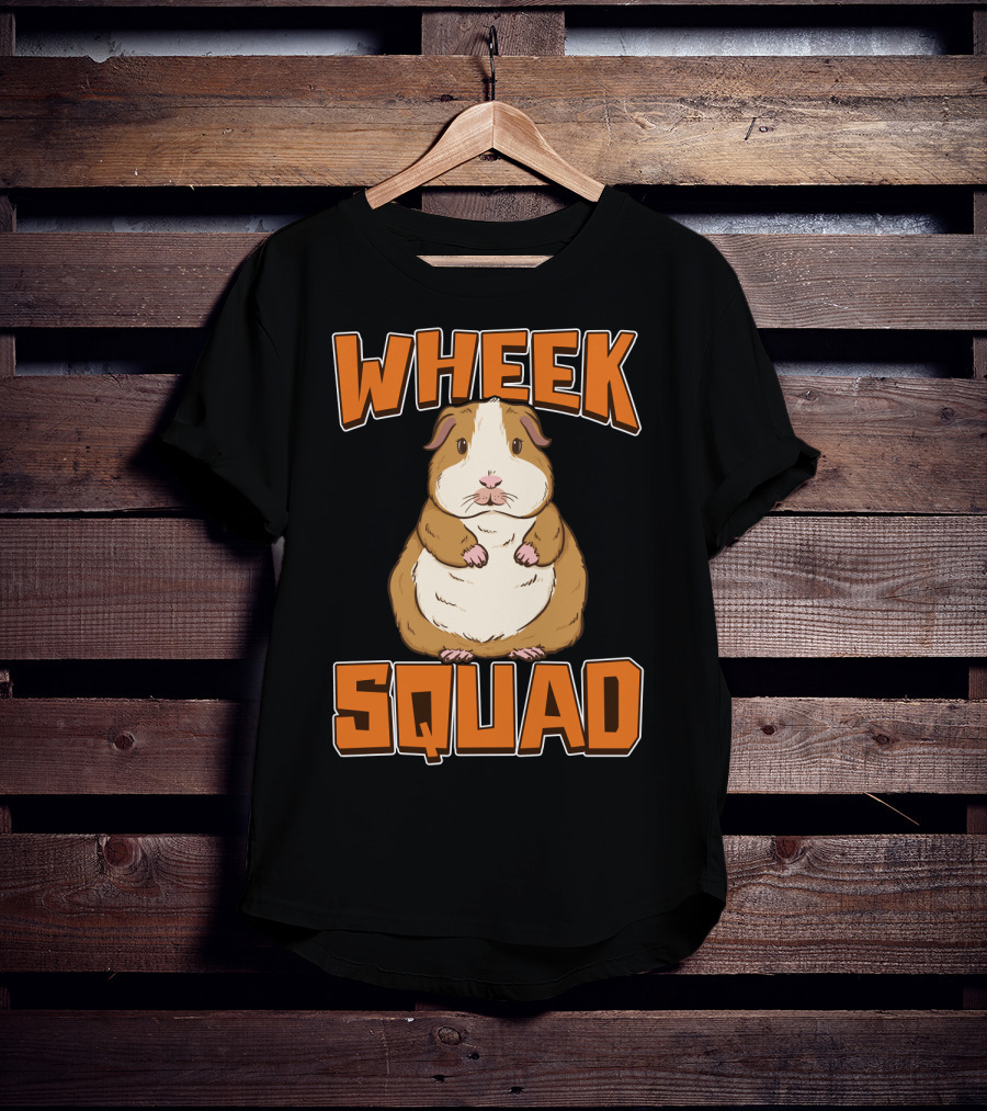 Wheek Squad Guinea Pig Furry Potato Pet Cavy T-Shirt