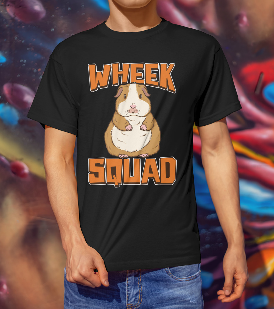 Wheek Squad Guinea Pig Furry Potato Pet Cavy T-Shirt