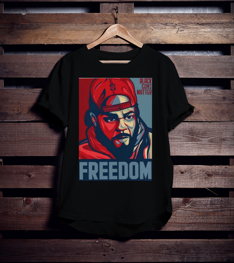 BGM Collectible Black Freedom Black Guns Matter T-Shirt