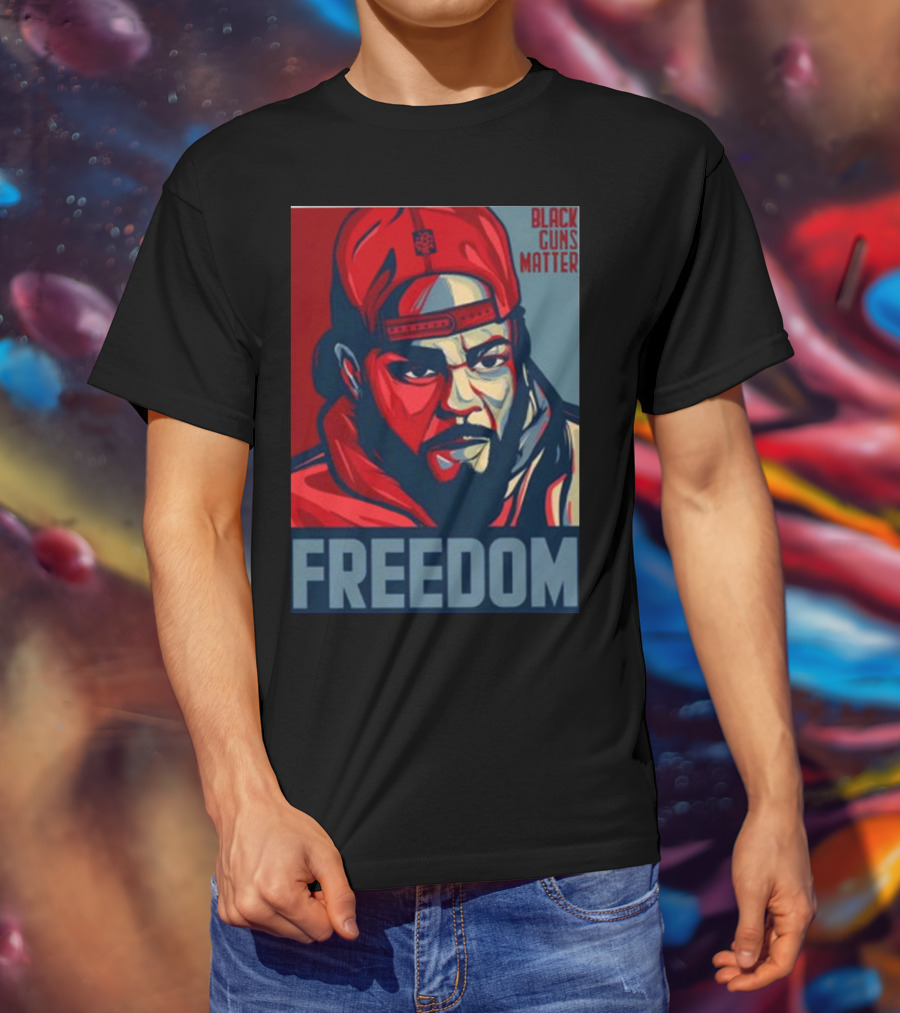 BGM Collectible Black Freedom Black Guns Matter T-Shirt