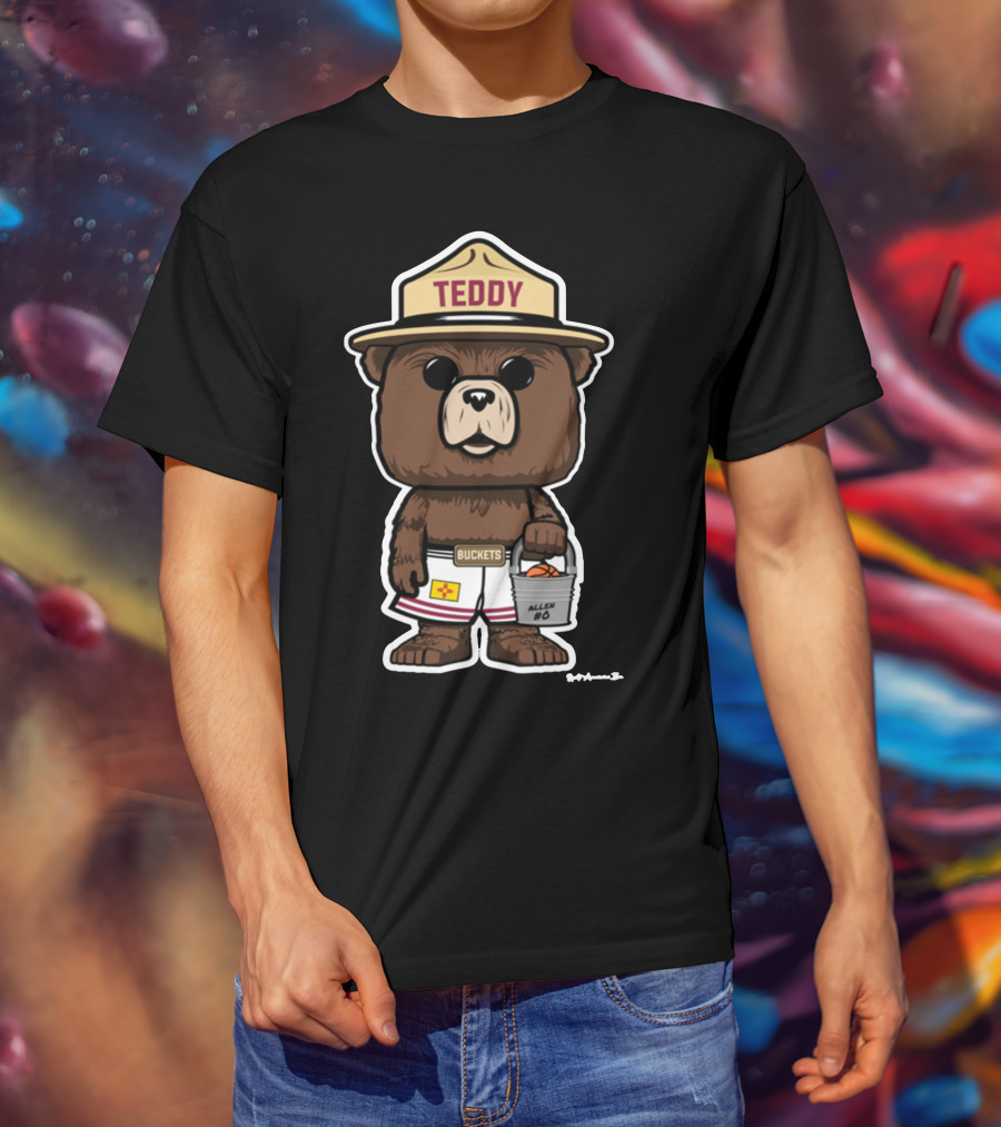 Teddy Buckets Allen #0 Satinytee Clothing Store T-Shirt
