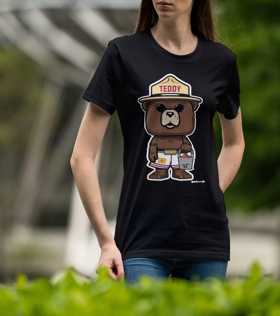 Teddy Buckets Allen #0 Satinytee Clothing Store T-Shirt