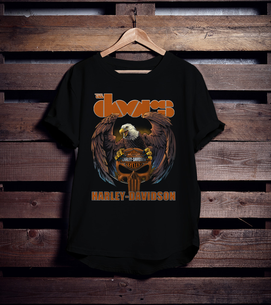 The Doors Harley Davidson Eagle Motorcycles T-Shirt