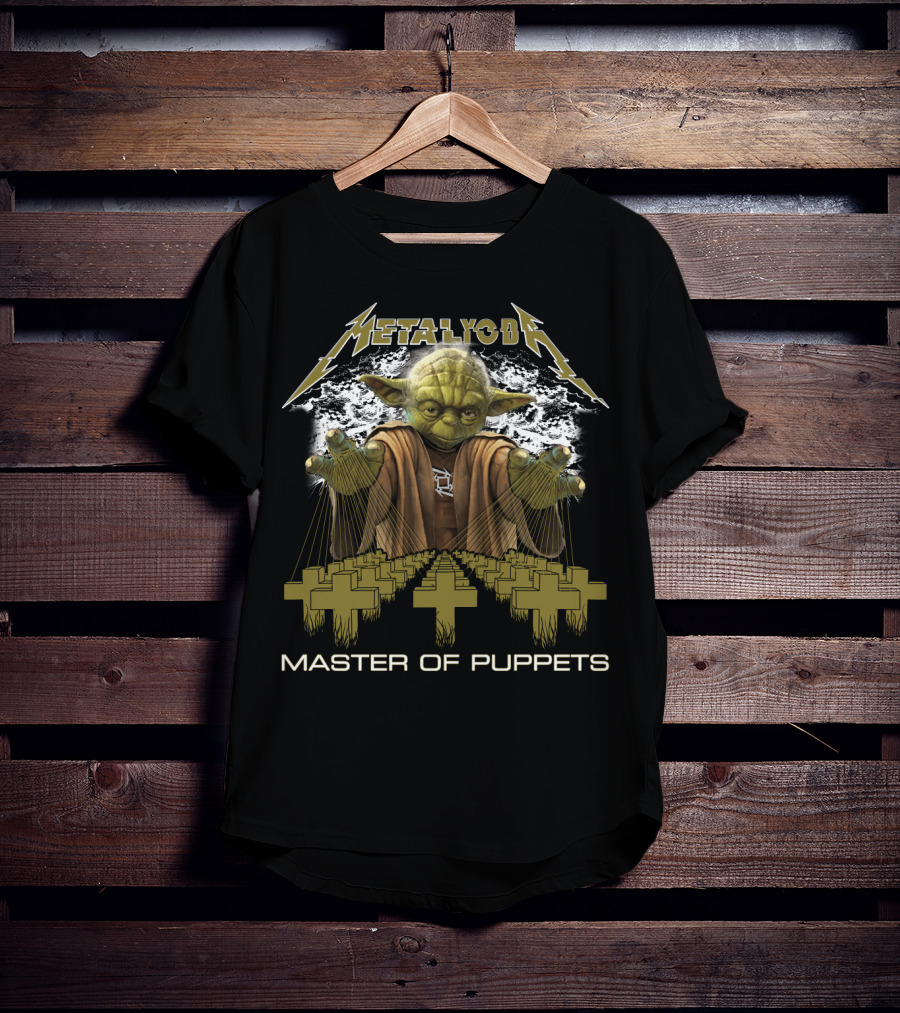 Metal Yoda Master Of Puppets T-Shirt