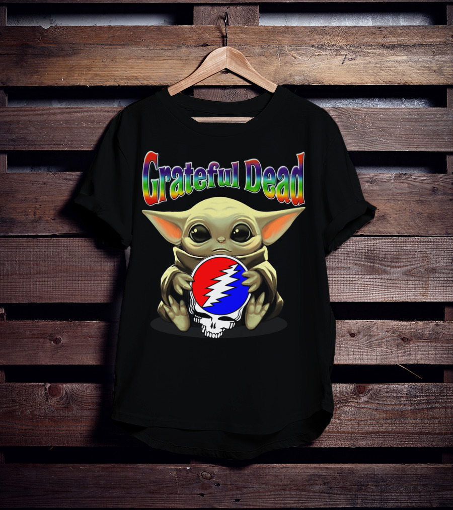 Grateful Dead Baby Yoda Steal Your Face T-Shirt
