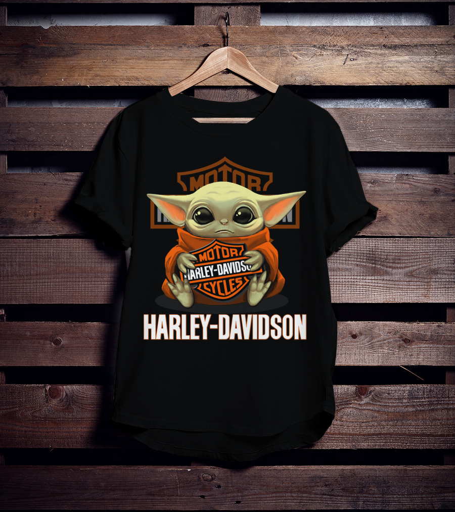 Harley Davidson Motor Cycles Yoda T-Shirt