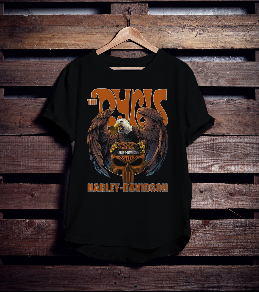 The Byrds Harley Davidson Motorcycles Eagle T-Shirt