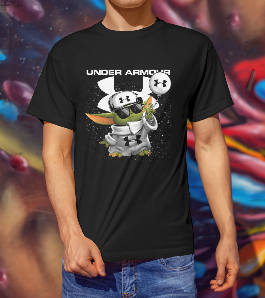Under Armour Yoda Balloons And Hat T-Shirt