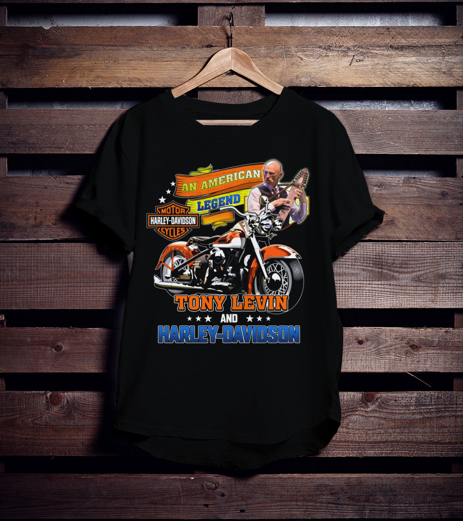 Tony Levin An American Legend Harley Davidson And Motorcycles T-Shirt
