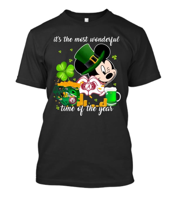 It's The Most Wonderful Time Of The Year Alabama Crimson Tide Irish Mickey T-Shirt