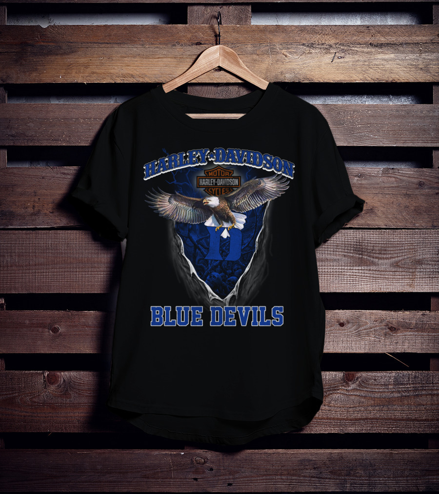 Harley Davidson Motor Harley Davidson Cycles D Blue Devils T-Shirt