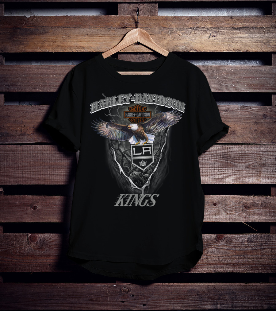 Harley Davidson Motor Cycles La Kings T-Shirt