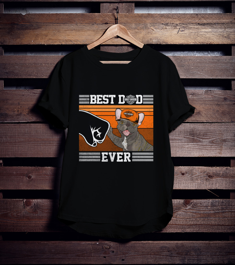Best Dad Ever Motor Harley Davidson Cycles T-Shirt