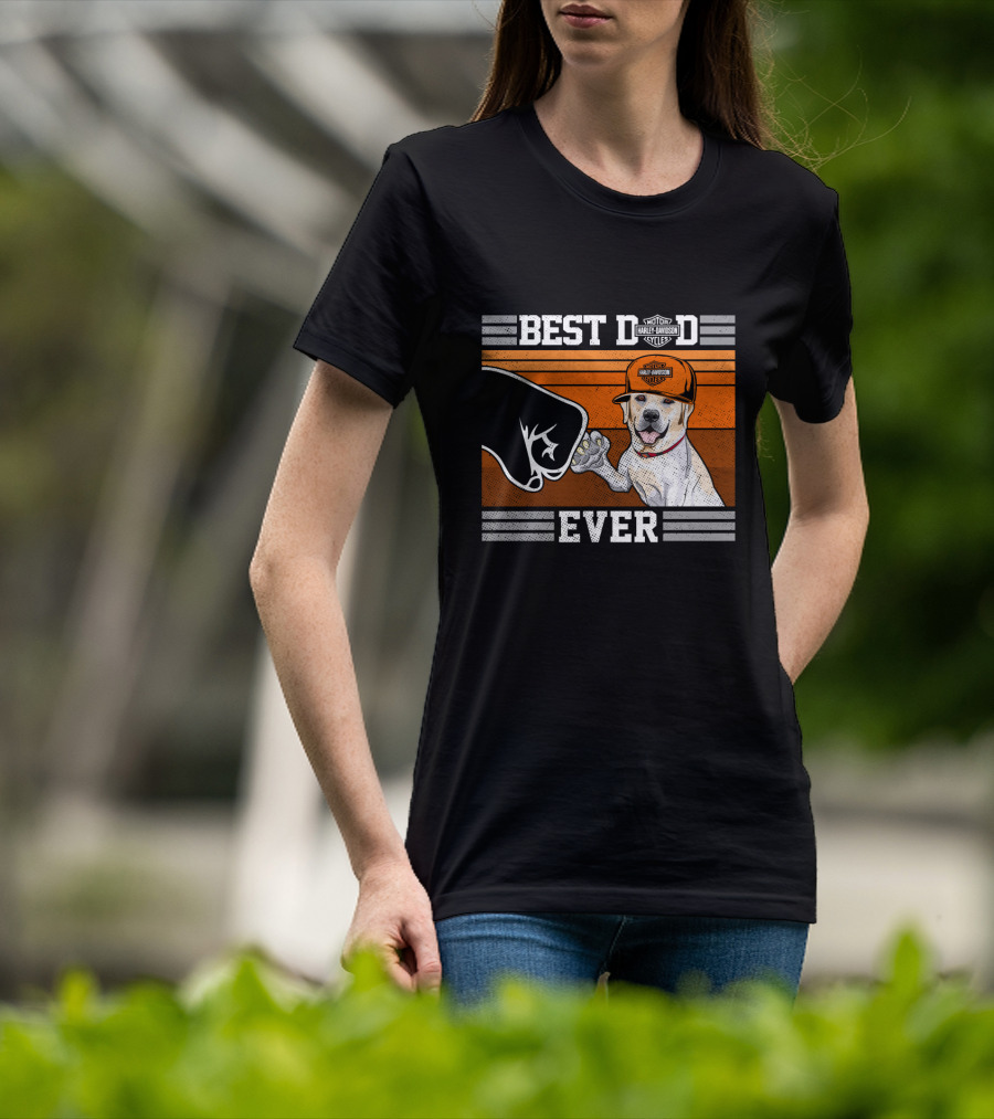 Best Dog Ever Labrador Retriever Harley Davidson Style T-Shirt