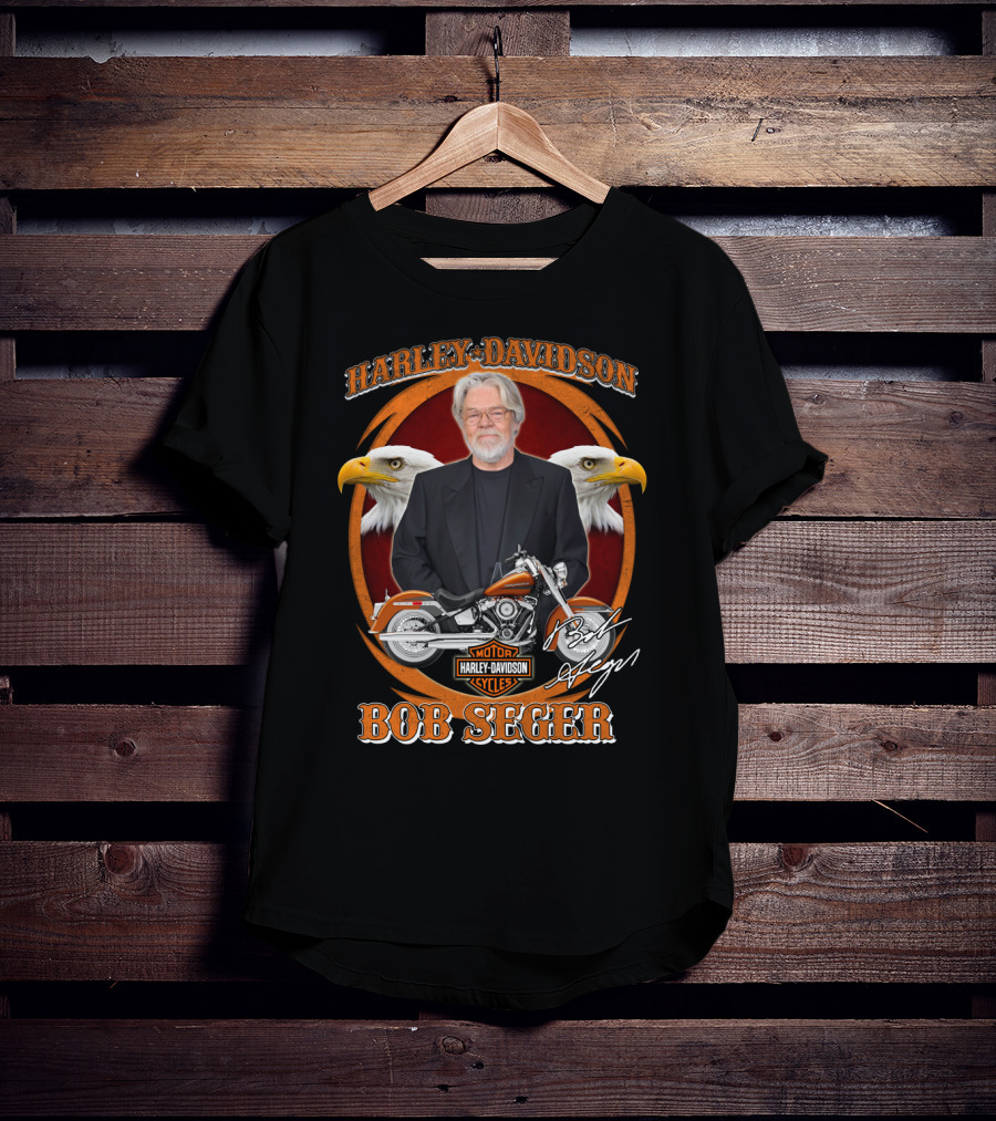 Harley Davidson Motor Cycles Bob Seger Eagle T-Shirt