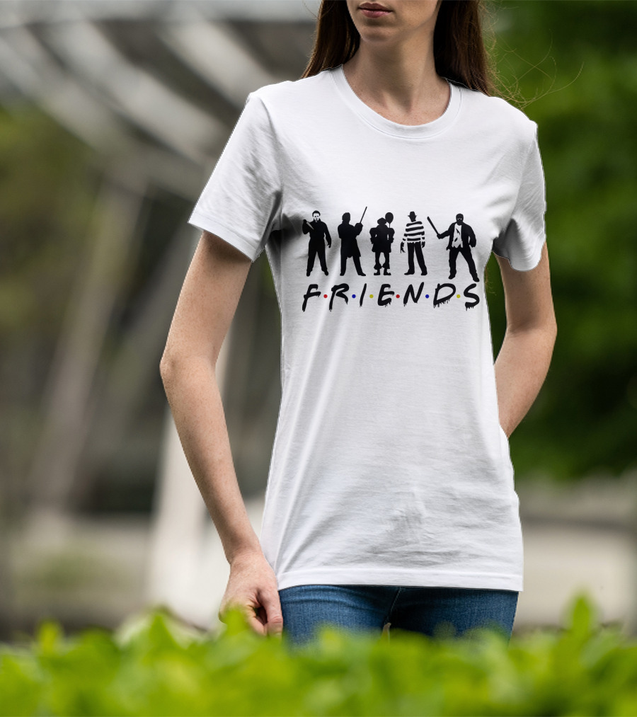 Friends Halloween Horror Serial Killer T-Shirt