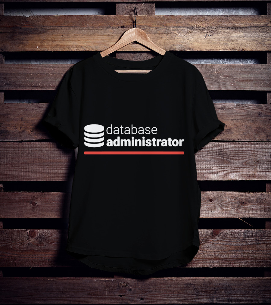 Database Administrator Iconic Stack T-Shirt