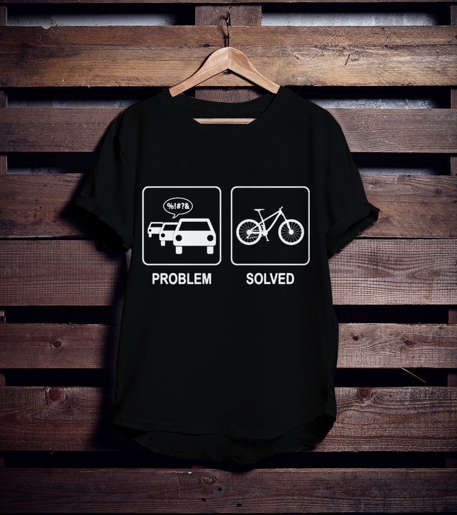 Problem Solved Bicycle Traffic Solution T-Shirt