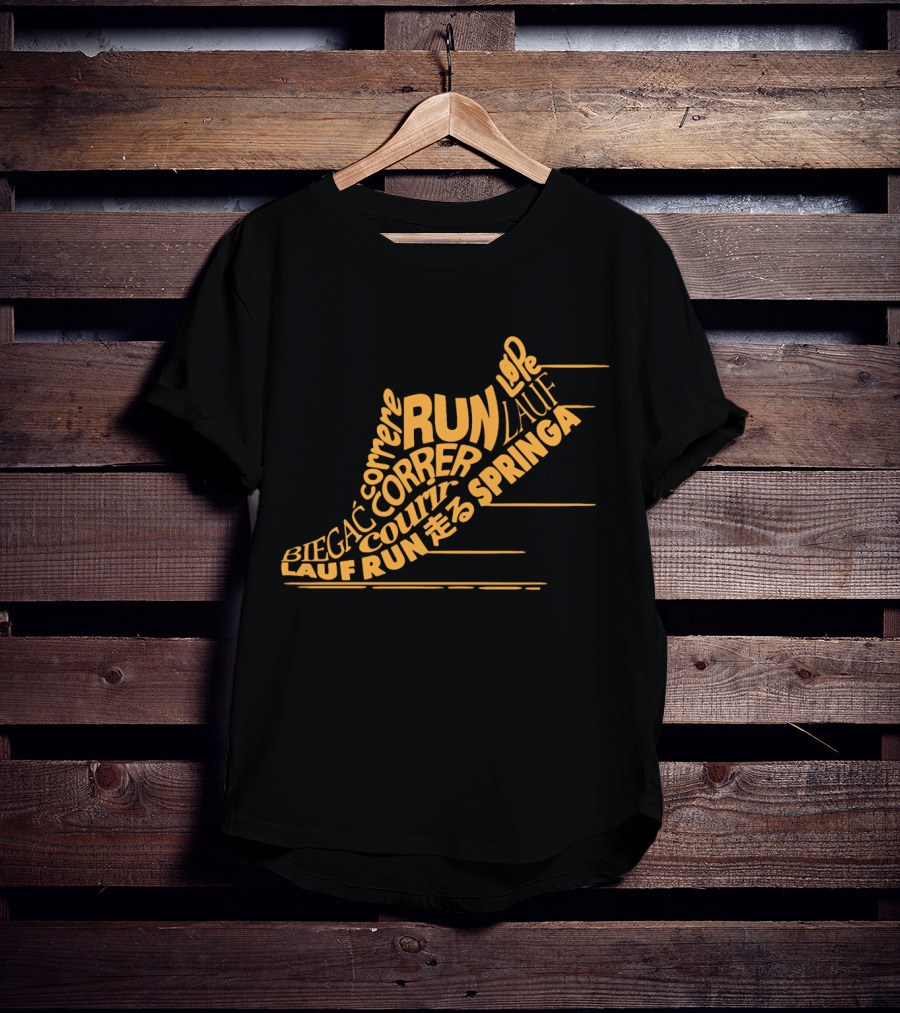 Worldwide Run Funny Running Lauf Correr Springa Corret Lepe T-Shirt