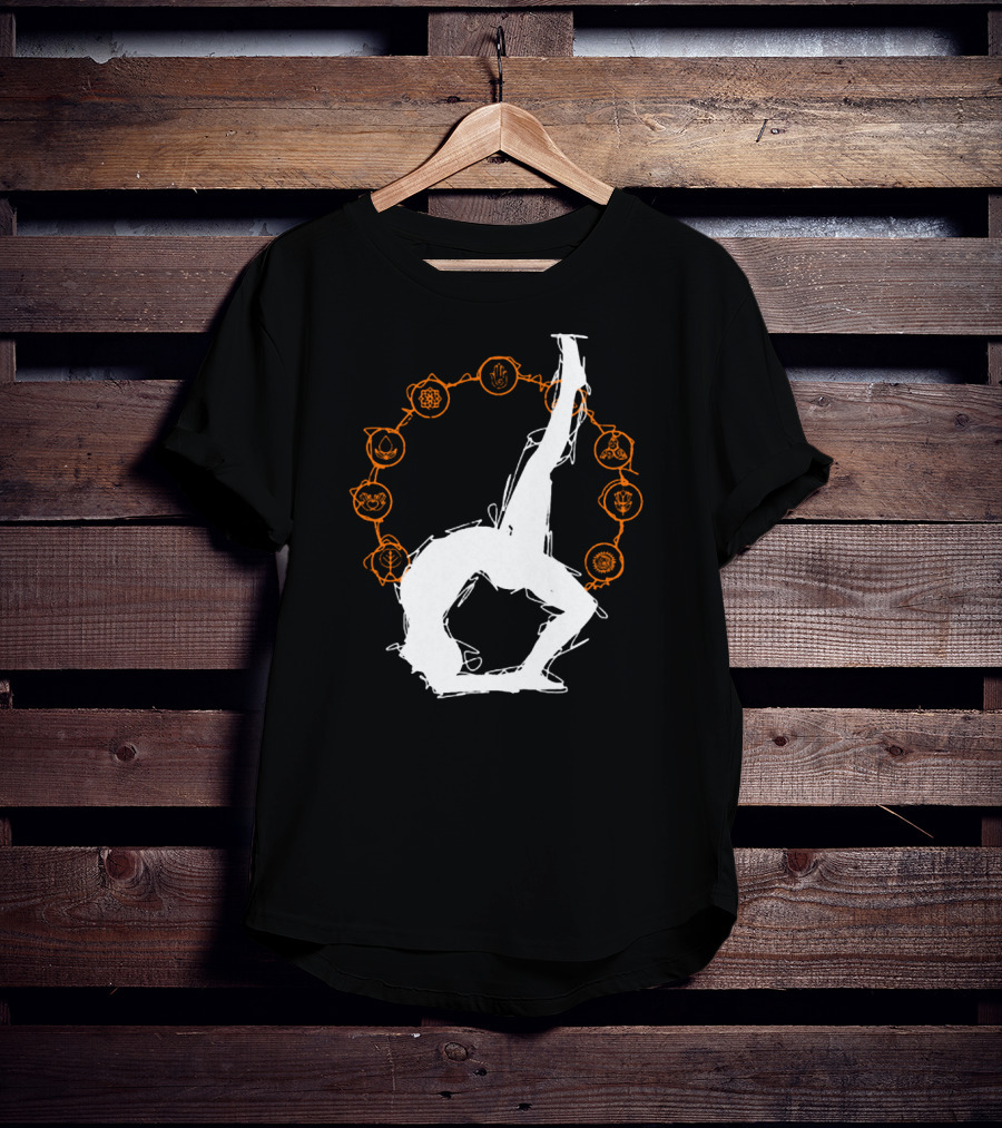 Yoga Meditation Workout Fitness Chakra Pose T-Shirt