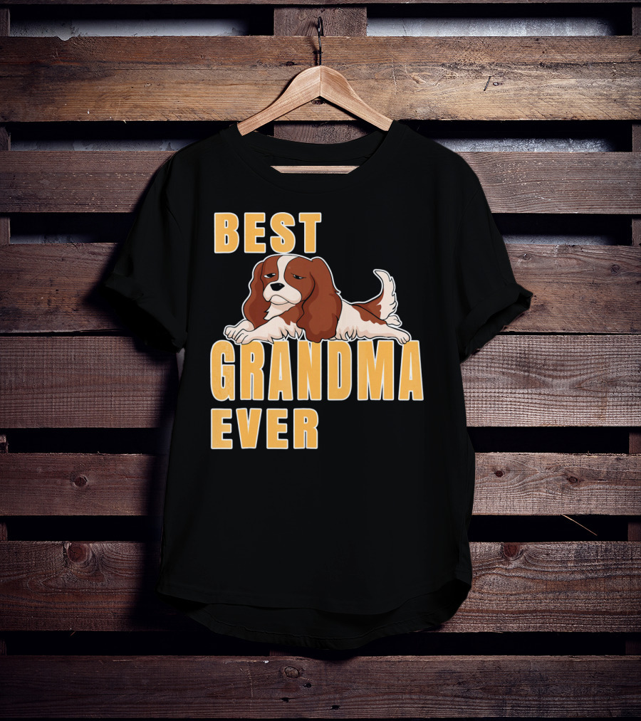 Best Cavalier King Charles Spaniel Grandma Ever T-Shirt