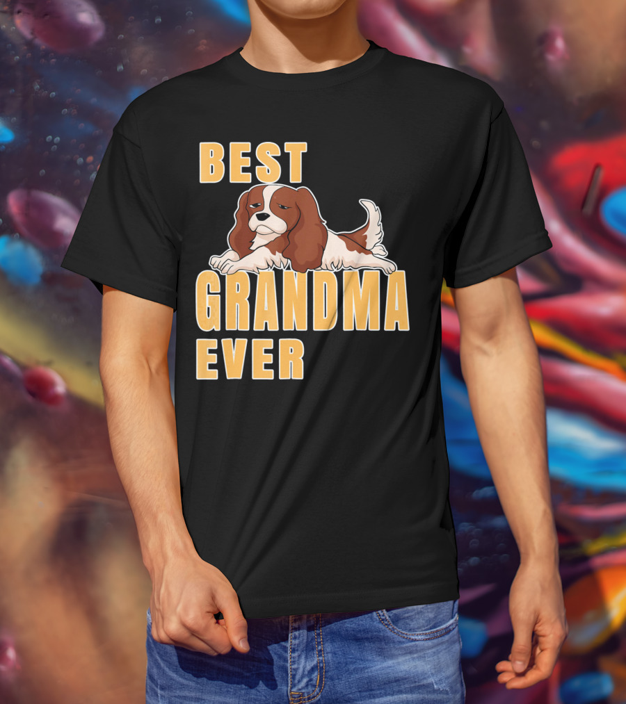 Best Cavalier King Charles Spaniel Grandma Ever T-Shirt