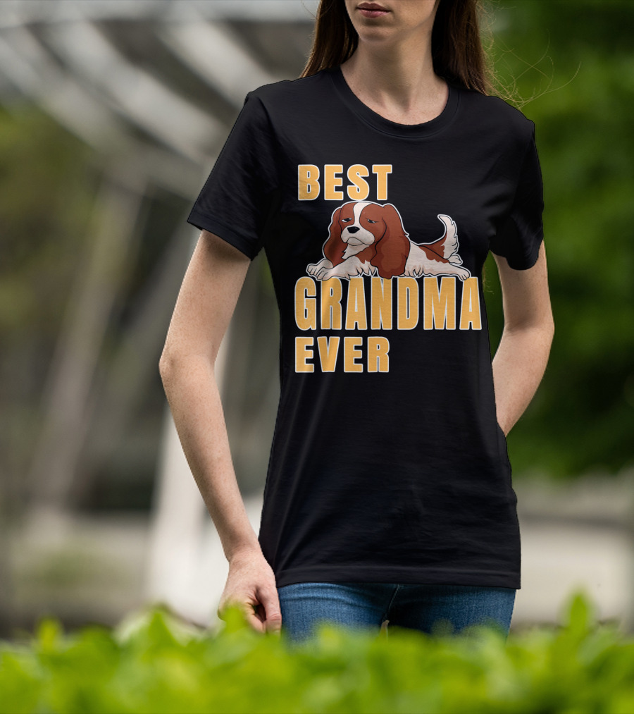 Best Cavalier King Charles Spaniel Grandma Ever T-Shirt