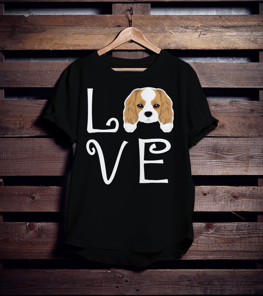 Cavalier King Charles Spaniel Love Puppy Dog Owner T-Shirt
