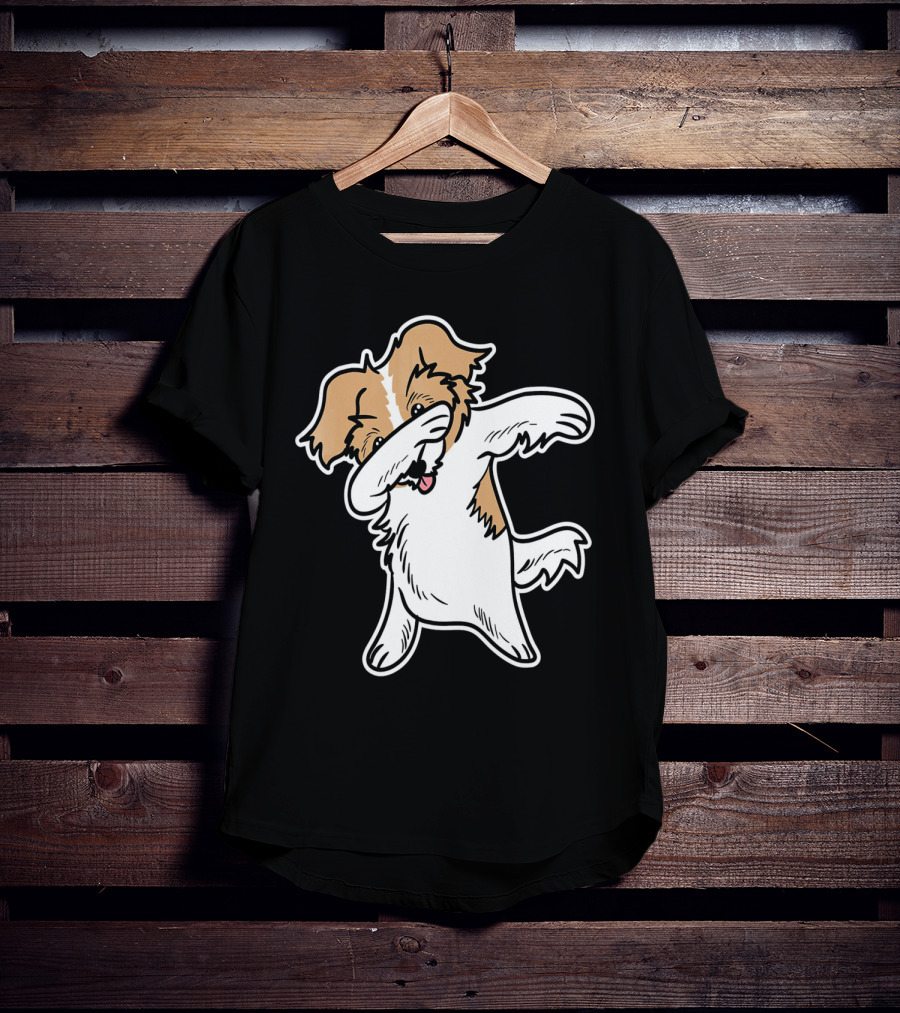 Dabbing Shih Tzu Kids Puppy Dance T-Shirt