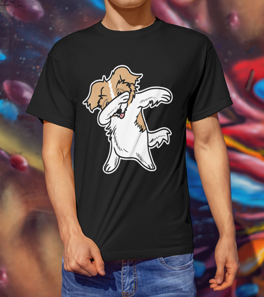 Dabbing Shih Tzu Kids Puppy Dance T-Shirt