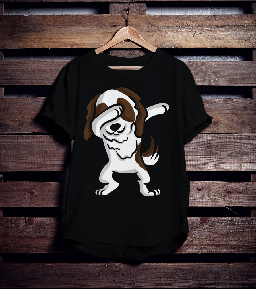Dabbing Shih Tzu Dog Dab Pose Cartoon T-Shirt